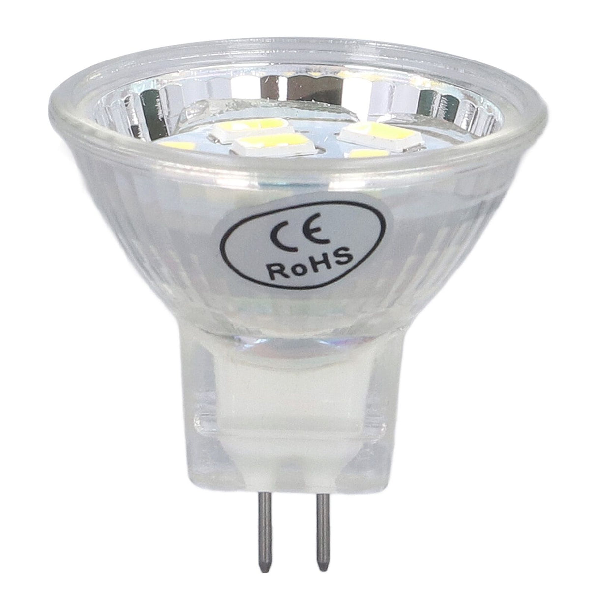 4Pcs MR11 LED Bulb 3W 300lm Bulb with 9 Beads Double Pin Base for Spotlight Landscape LampCold White Light