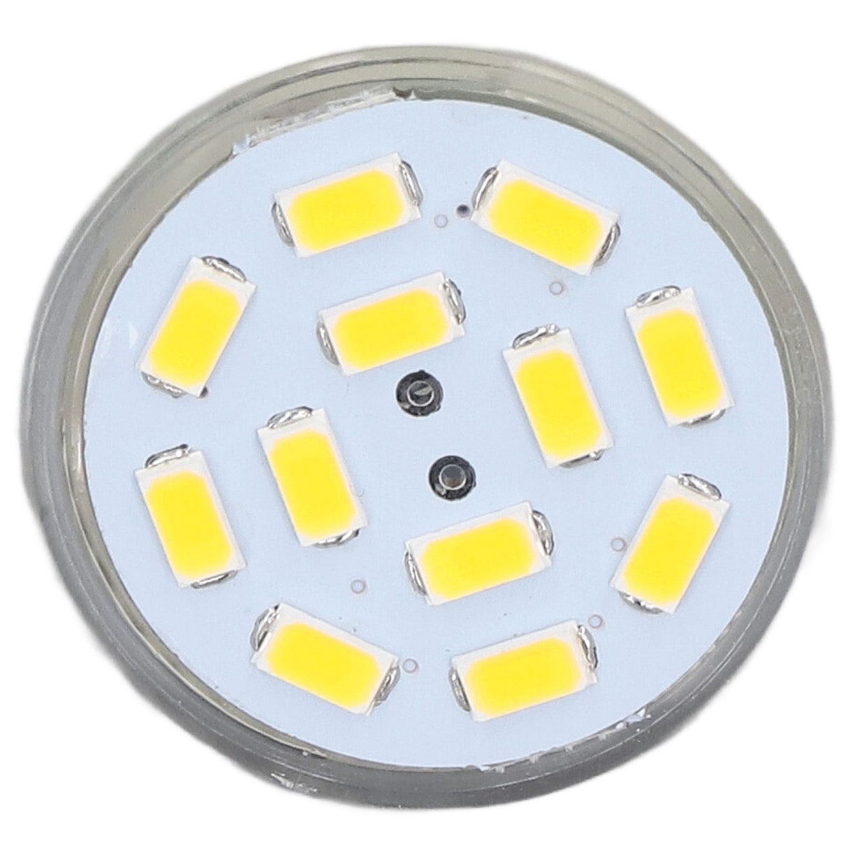 4PCS MR11 12LED Light Bulb 4W 400LM Double Pin Base Landscape Spot Light Bulb for Bedroom DC12VWarm White