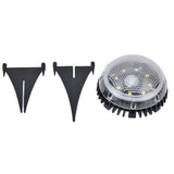 4 Pack Solar Garden Lights 8 LED Outdoor Ground Lights for Sidewalk Yard Lawn Patio Pathway Walkway BackyardWhite Light