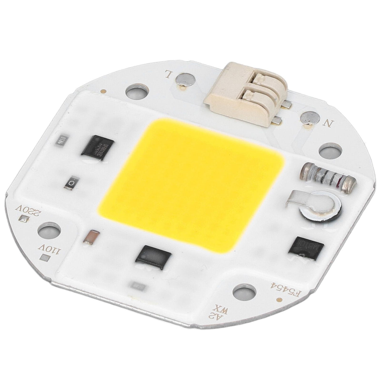 COB Lamp Bead High Power LED Chip High Brightness Drive Free for DIY Lamp Floodlight Indoor Lighting 220V50W Warm White 2800K‑3500K