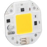 COB Lamp Bead High Power LED Chip High Brightness Drive Free for DIY Lamp Floodlight Indoor Lighting 220V50W Warm White 2800K‑3500K - Side View