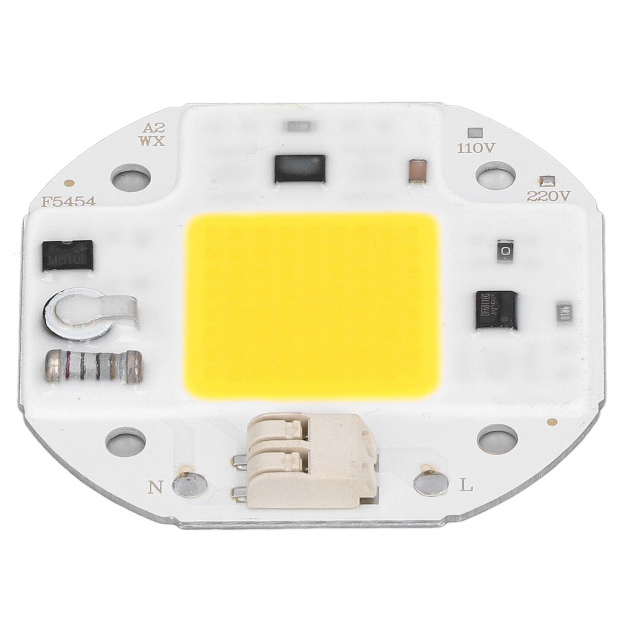 COB Lamp Bead High Power LED Chip High Brightness Drive Free for DIY Lamp Floodlight Indoor Lighting 220V50W Warm White 2800K‑3500K