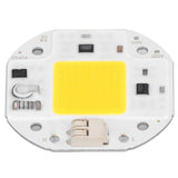 COB Lamp Bead High Power LED Chip High Brightness Drive Free for DIY Lamp Floodlight Indoor Lighting 220V50W Warm White 2800K‑3500K - 45-Degree Angle