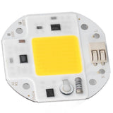 COB Lamp Bead High Power LED Chip High Brightness Drive Free for DIY Lamp Floodlight Indoor Lighting 220V50W Warm White 2800K‑3500K