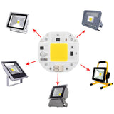 COB Lamp Bead High Power LED Chip High Brightness Drive Free for DIY Lamp Floodlight Indoor Lighting 220V50W Warm White 2800K‑3500K