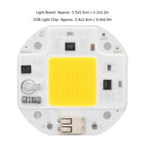 COB Lamp Bead High Power LED Chip High Brightness Drive Free for DIY Lamp Floodlight Indoor Lighting 220V50W Warm White 2800K‑3500K