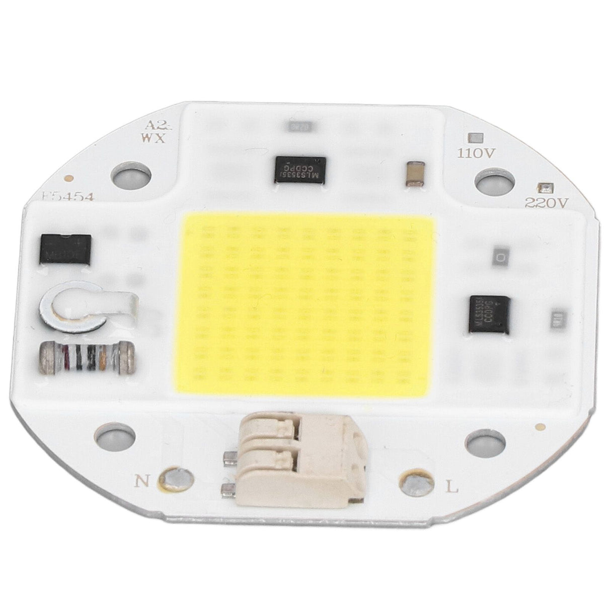 COB Lamp Bead High Power LED Chip High Brightness Drive Free for DIY Lamp Floodlight Indoor Lighting 220V50W Cold White 5800K-6500K