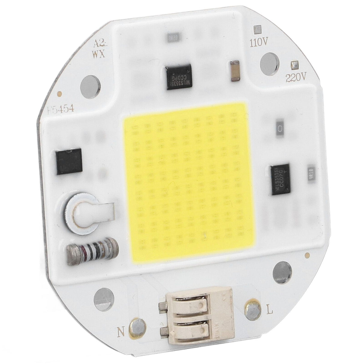 COB Lamp Bead High Power LED Chip High Brightness Drive Free for DIY Lamp Floodlight Indoor Lighting 220V50W Cold White 5800K-6500K