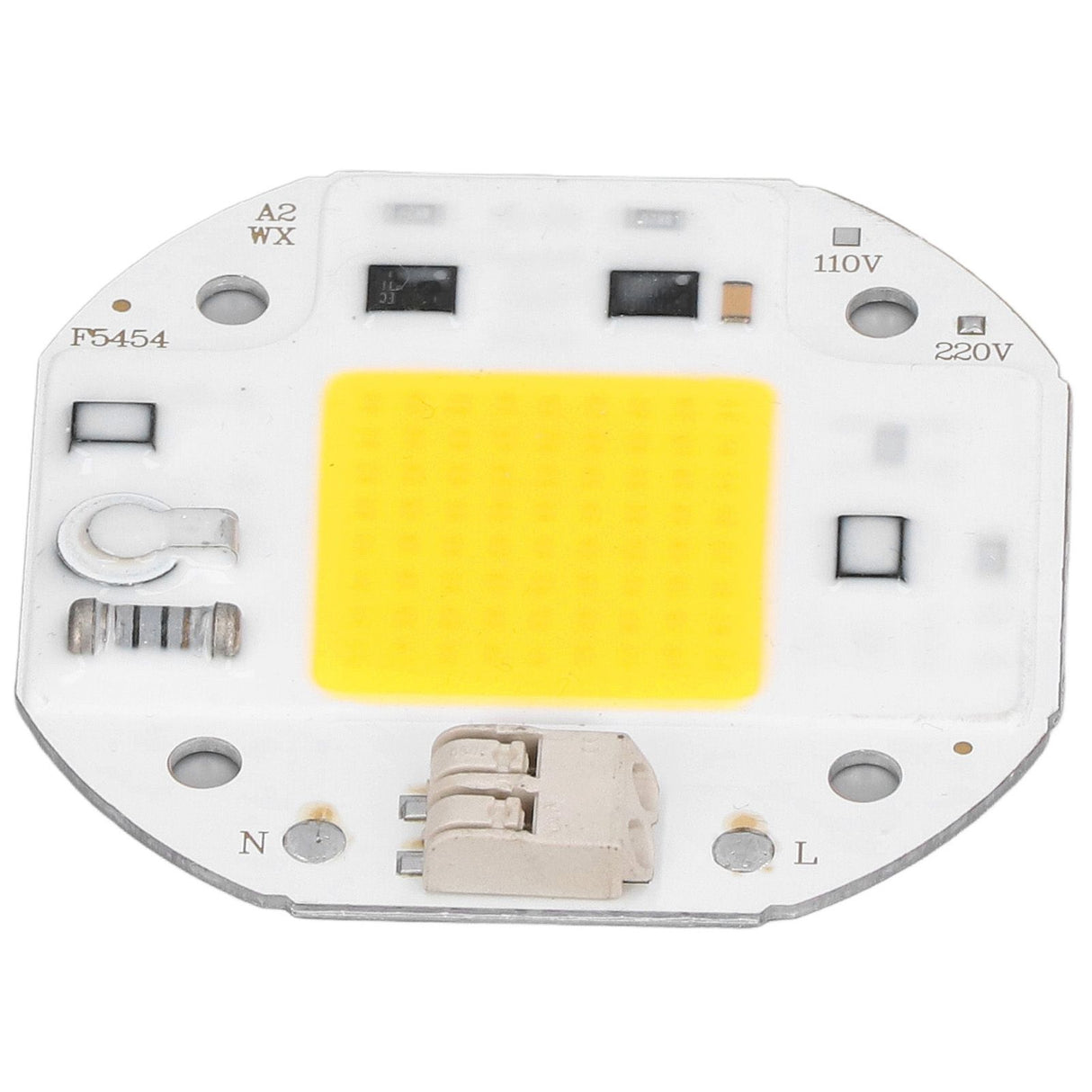 COB Lamp Bead High Power LED Chip High Brightness Drive Free for DIY Lamp Floodlight Indoor Lighting 220V70W Warm White 2800K‑3500K