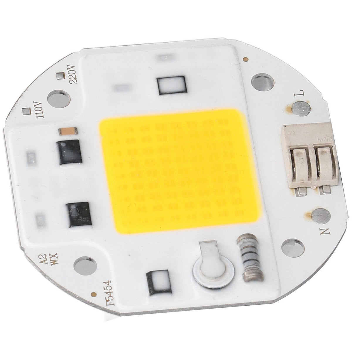 COB Lamp Bead High Power LED Chip High Brightness Drive Free for DIY Lamp Floodlight Indoor Lighting 220V70W Warm White 2800K‑3500K