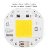 COB Lamp Bead High Power LED Chip High Brightness Drive Free for DIY Lamp Floodlight Indoor Lighting 220V70W Warm White 2800K‑3500K