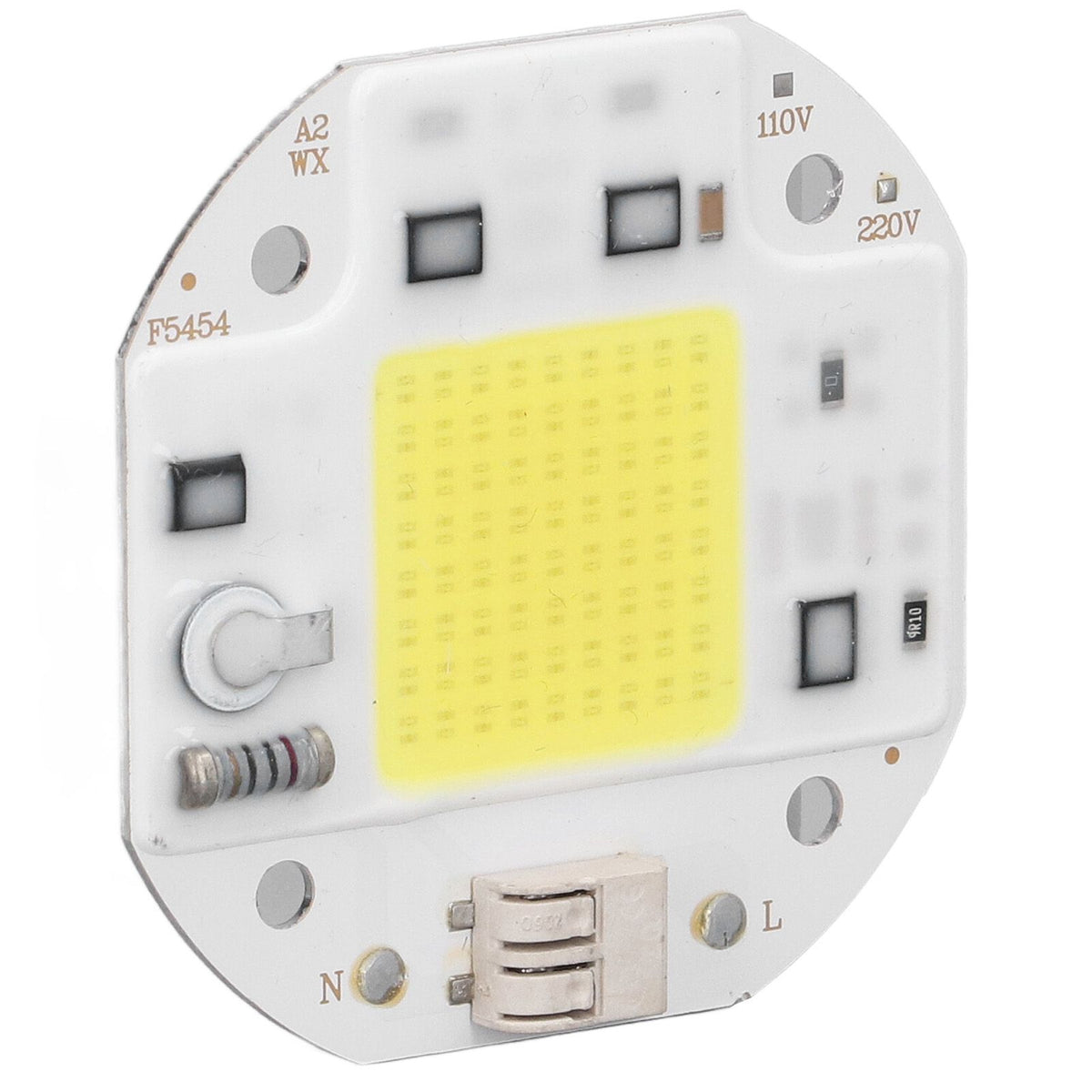 COB Lamp Bead High Power LED Chip High Brightness Drive Free for DIY Lamp Floodlight Indoor Lighting 220V70W Cold White 5800K-6500K