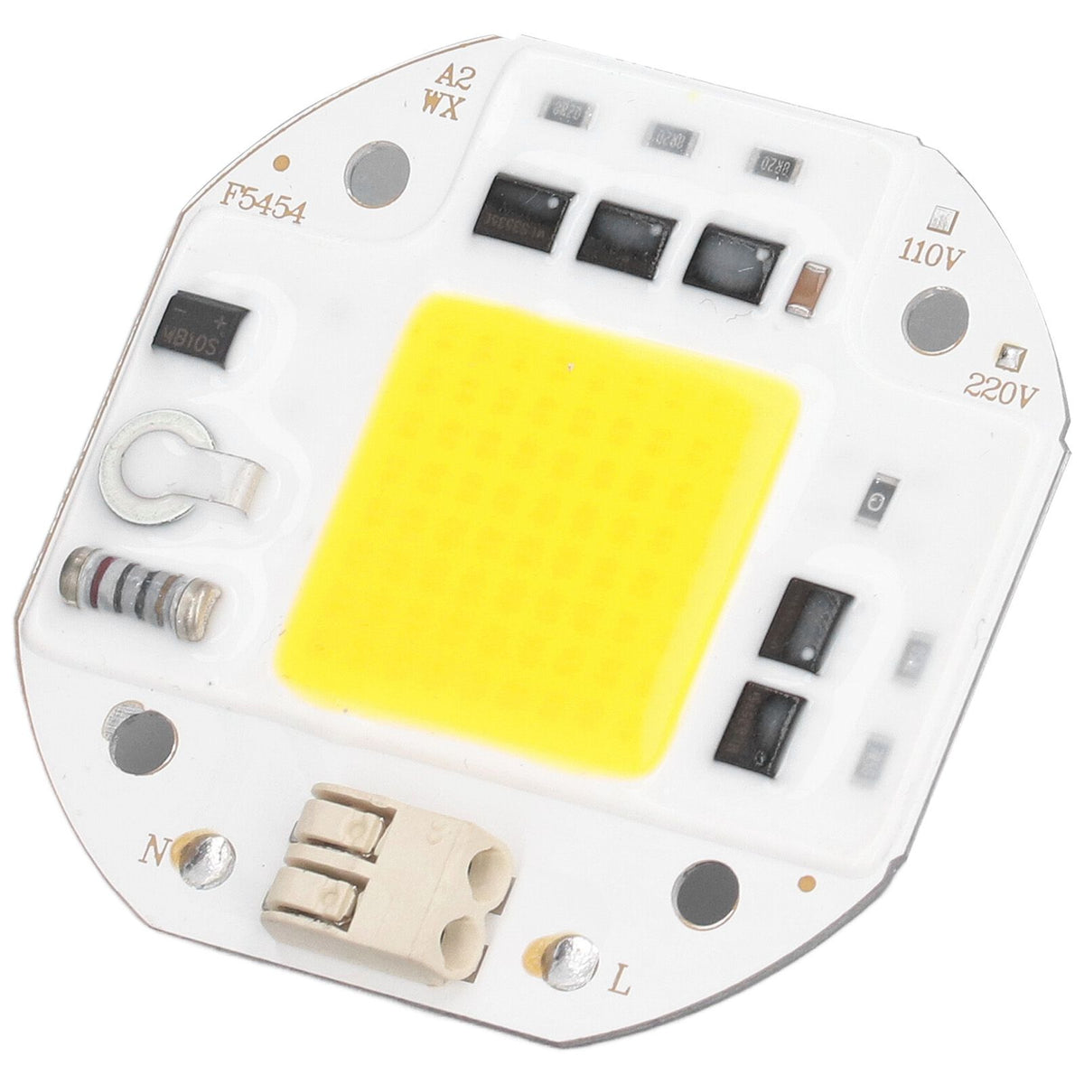 COB Lamp Bead High Power LED Chip High Brightness Drive Free for DIY Lamp Floodlight Indoor Lighting 220V100W Warm White 2800K‑3500K