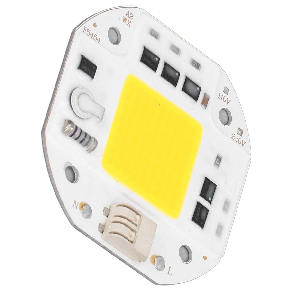 COB Lamp Bead High Power LED Chip High Brightness Drive Free for DIY Lamp Floodlight Indoor Lighting 220V100W Warm White 2800K‑3500K