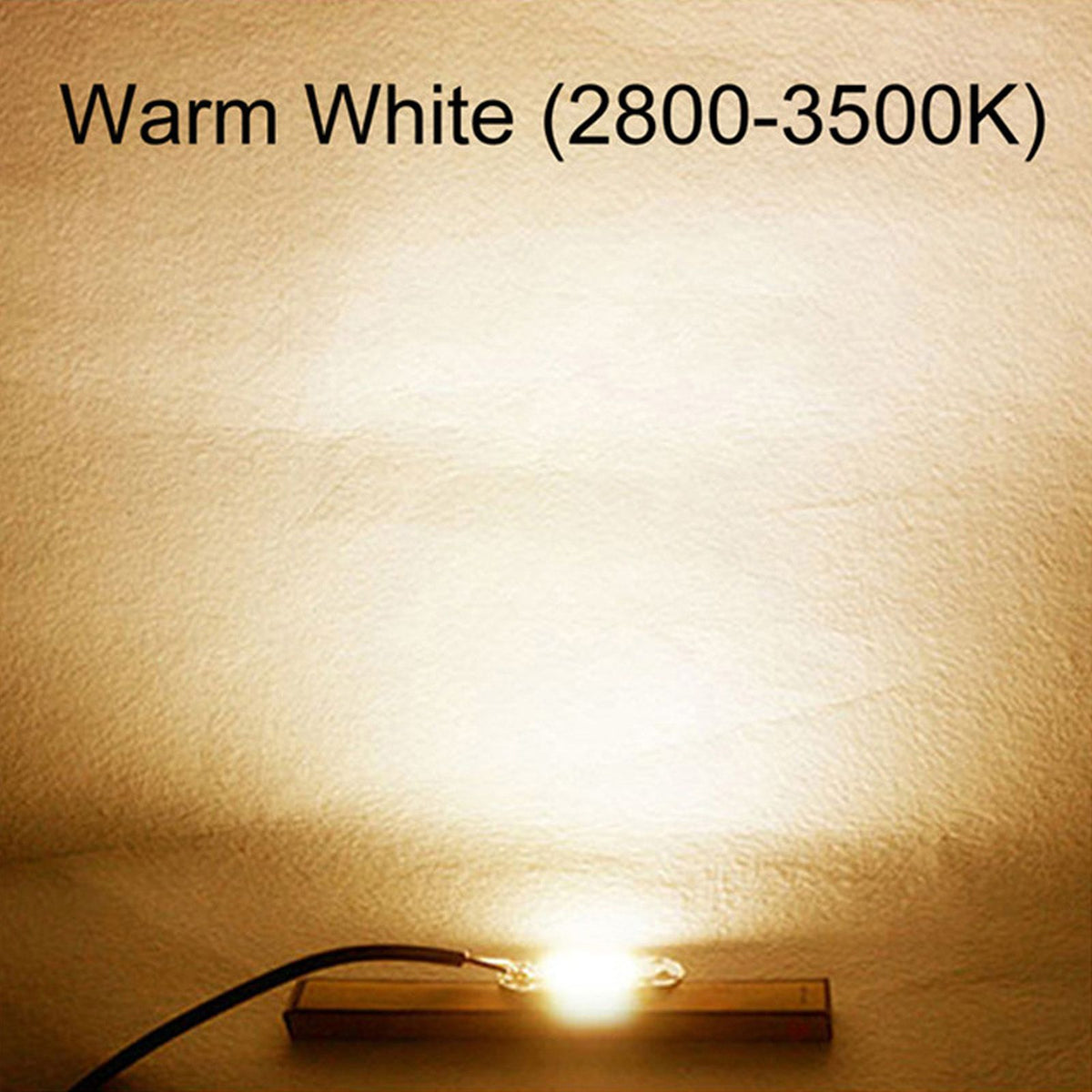 COB Lamp Bead High Power LED Chip High Brightness Drive Free for DIY Lamp Floodlight Indoor Lighting 220V100W Warm White 2800K‑3500K