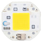 COB Lamp Bead High Power LED Chip High Brightness COB Light Emitter Drive Free for DIY Lighting 110V70W Warm White 2800K‑3500K