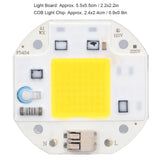 COB Lamp Bead High Power LED Chip High Brightness COB Light Emitter Drive Free for DIY Lighting 110V70W Warm White 2800K‑3500K