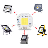 COB Lamp Bead High Power LED Chip High Brightness COB Light Emitter Drive Free for DIY Lighting 110V70W Cold White 5800K-6500K