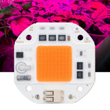 High Power LED Chip Plant Grow Light 380‑800NM COB Lamp Beads Drive Free for DIY Hydroponic Growing Light 220V100W