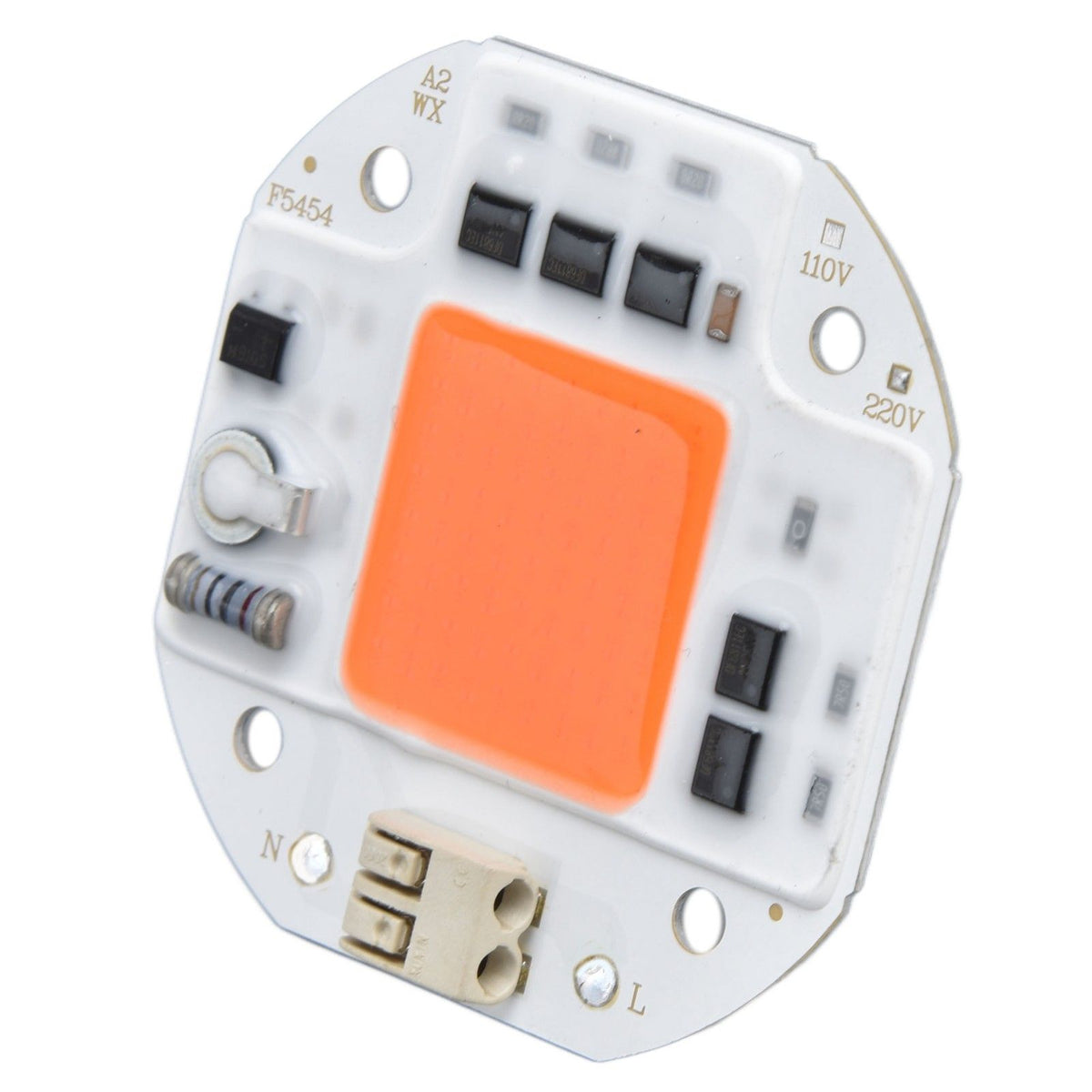 LED COB Chip Grow Light Bead LED Module 110V Full Spectrum 380‑800NM for DIY Plant Growth100W