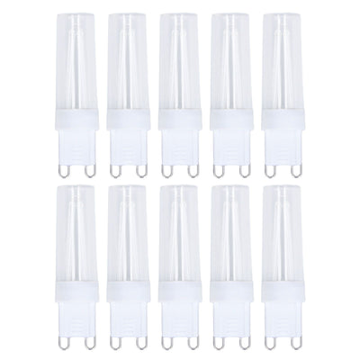 10pcs G9 Small Bulbs Blue Light Energy Saving Replacement LED Bulbs for Chandelier Table Lamp 500lm 3W 220V