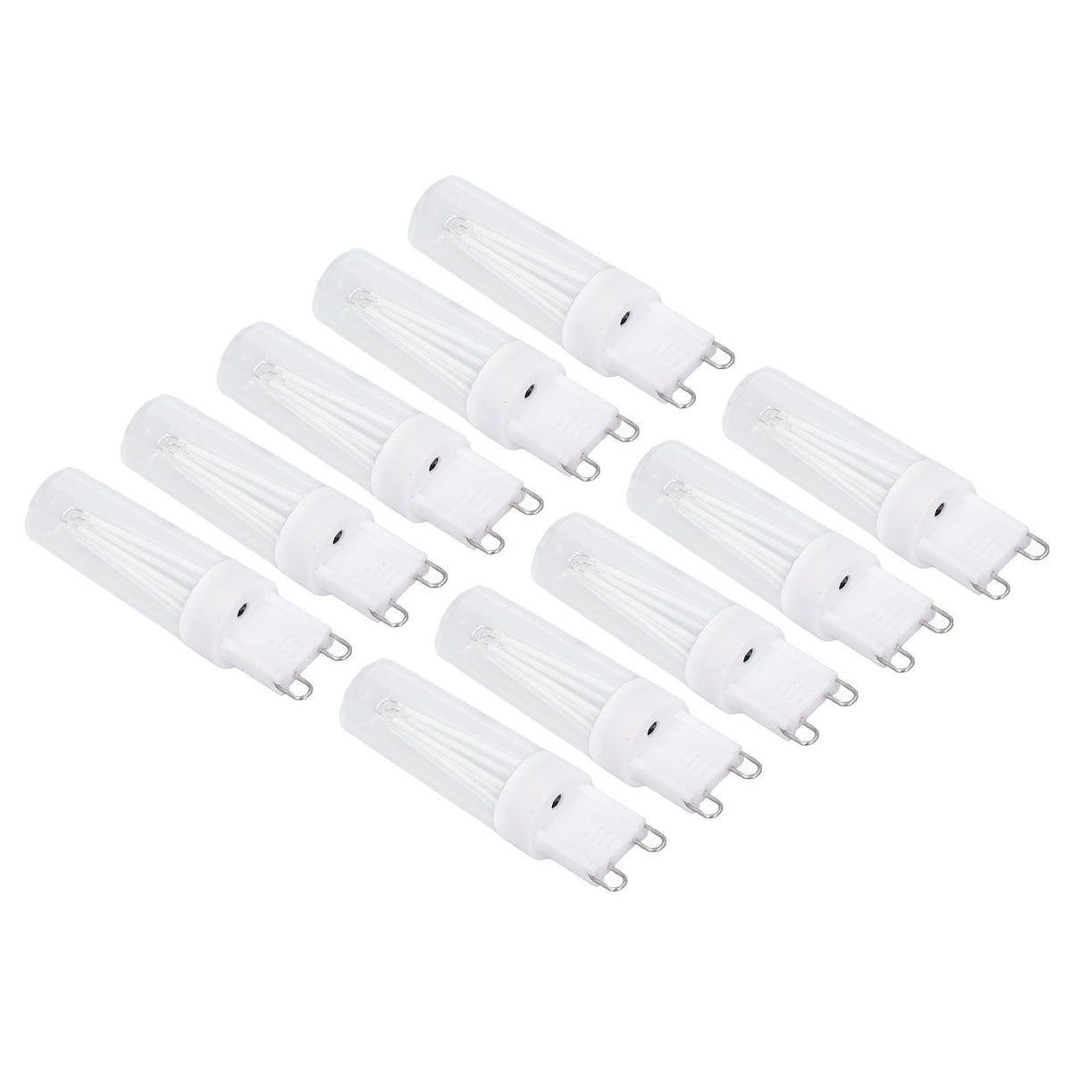10pcs G9 Small Bulbs Blue Light Energy Saving Replacement LED Bulbs for Chandelier Table Lamp 500lm 3W 220V