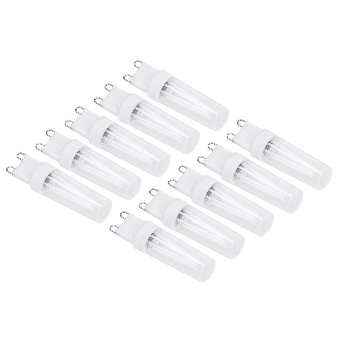 10pcs G9 Small Bulbs Blue Light Energy Saving Replacement LED Bulbs for Chandelier Table Lamp 500lm 3W 220V