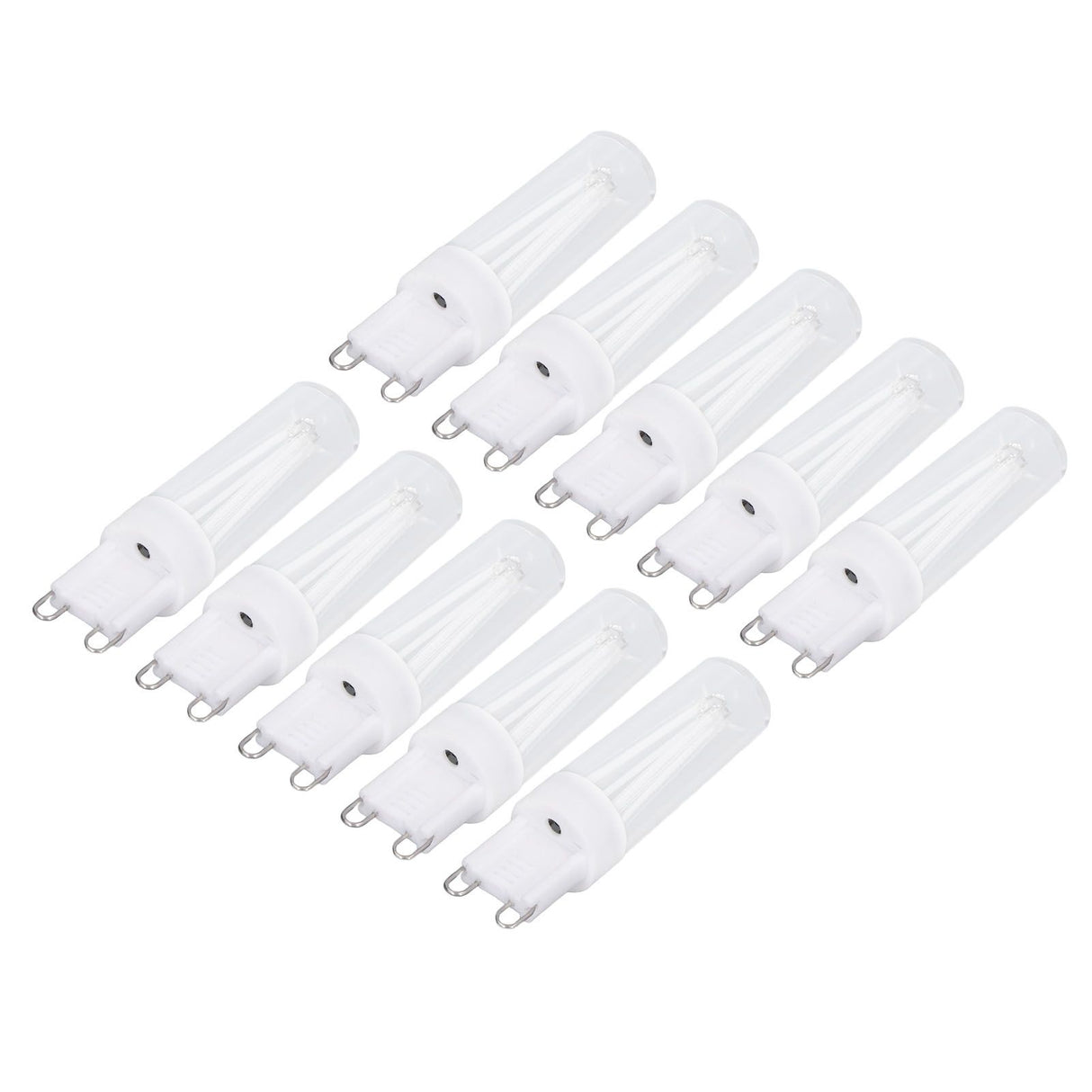 10pcs G9 Small Bulbs Blue Light Energy Saving Replacement LED Bulbs for Chandelier Table Lamp 500lm 3W 220V