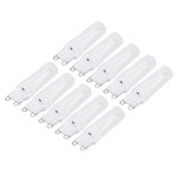 10pcs G9 Small Bulbs Blue Light Energy Saving Replacement LED Bulbs for Chandelier Table Lamp 500lm 3W 220V
