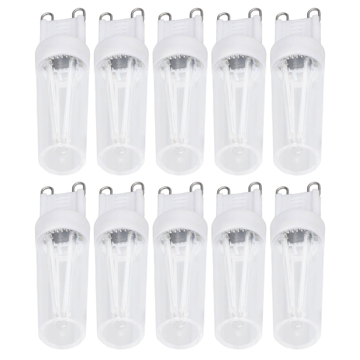 10pcs G9 Small Bulbs Blue Light Energy Saving Replacement LED Bulbs for Chandelier Table Lamp 500lm 3W 220V