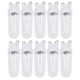 10pcs G9 Small Bulbs Blue Light Energy Saving Replacement LED Bulbs for Chandelier Table Lamp 500lm 3W 220V - Low Angle
