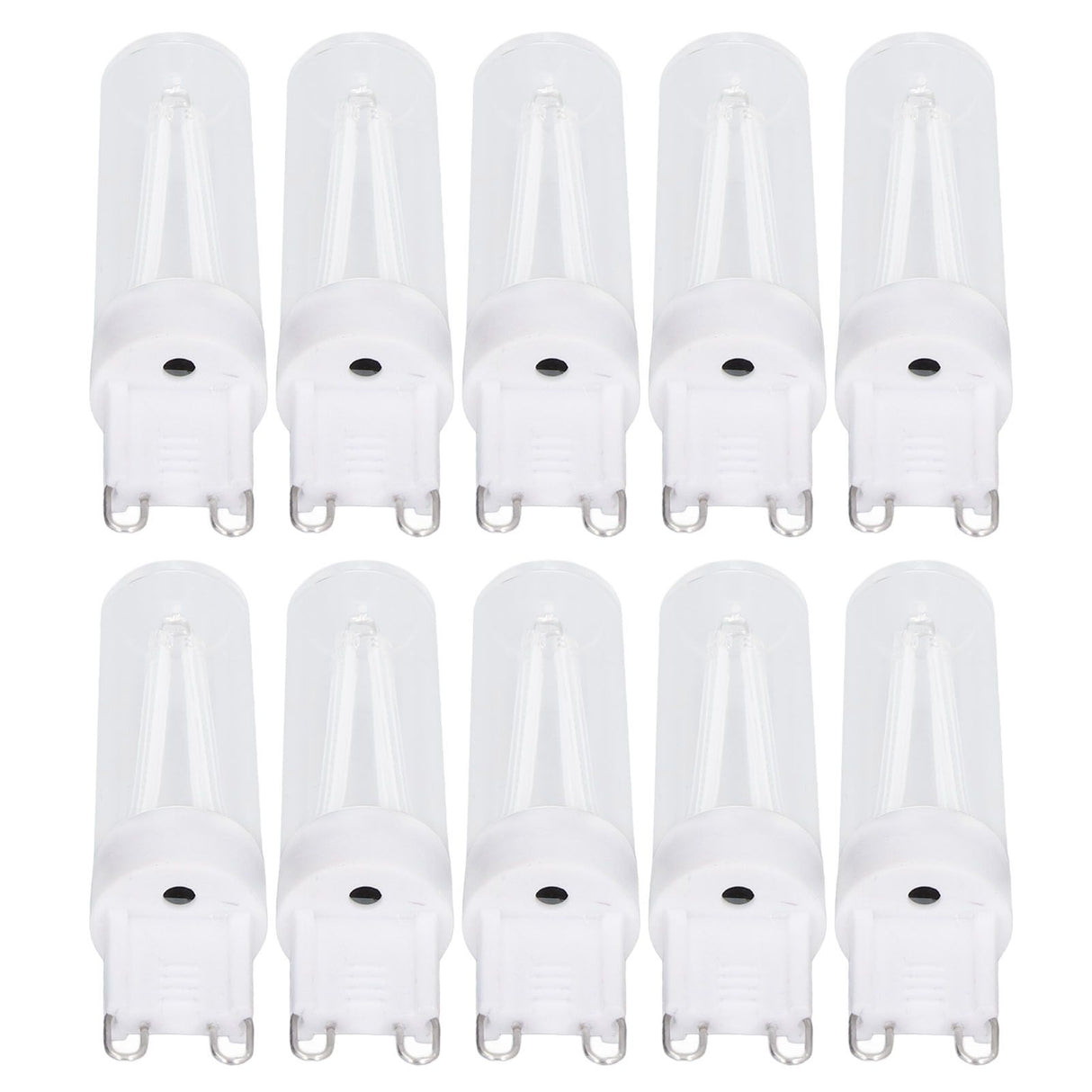 10pcs G9 Small Bulbs Blue Light Energy Saving Replacement LED Bulbs for Chandelier Table Lamp 500lm 3W 220V