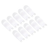 10pcs G9 Bulb Dimmable 2W 500lm G9 LED Bulb 30W Halogen Equivalent for Chandelier Ceiling Light Wall Lamp 220VWhite Light - Side View