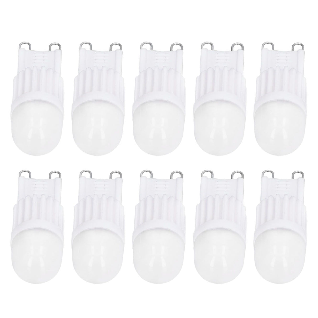 10pcs G9 Bulb Dimmable 2W 500lm G9 LED Bulb 30W Halogen Equivalent for Chandelier Ceiling Light Wall Lamp 220VWhite Light