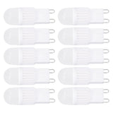 10pcs G9 Bulb Dimmable 2W 500lm G9 LED Bulb 30W Halogen Equivalent for Chandelier Ceiling Light Wall Lamp 220VWhite Light - Extra Image