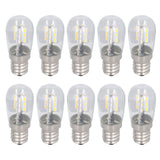 10PCS LED E12 Light Bulb Glass Small Ceiling Lamp Bulb 500LM Wall Lamp Bulb for Bedroom Office 220V