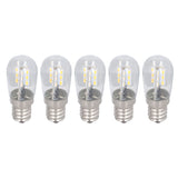 10PCS LED E12 Light Bulb Glass Small Ceiling Lamp Bulb 500LM Wall Lamp Bulb for Bedroom Office 220V - Side View