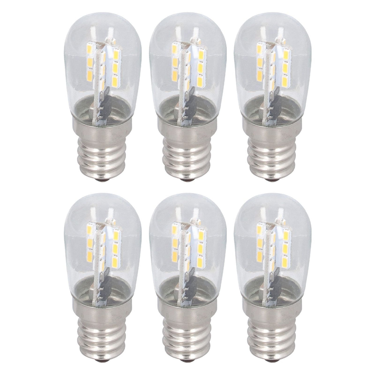 10PCS LED E12 Light Bulb Glass Small Ceiling Lamp Bulb 500LM Wall Lamp Bulb for Bedroom Office 220V