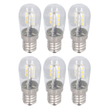 10PCS LED E12 Light Bulb Glass Small Ceiling Lamp Bulb 500LM Wall Lamp Bulb for Bedroom Office 220V - Top-Down View