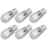 10PCS LED E12 Light Bulb Glass Small Ceiling Lamp Bulb 500LM Wall Lamp Bulb for Bedroom Office 220V - 45-Degree Angle