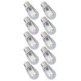 10PCS LED E12 Light Bulb Glass Small Ceiling Lamp Bulb 500LM Wall Lamp Bulb for Bedroom Office 220V - Rear View