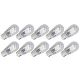 10PCS LED E12 Light Bulb Glass Small Ceiling Lamp Bulb 500LM Wall Lamp Bulb for Bedroom Office 220V