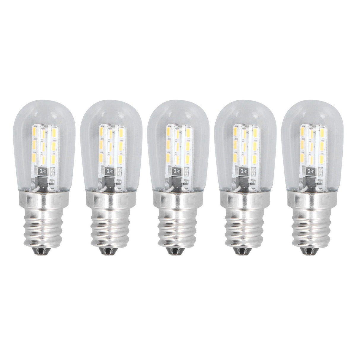10PCS LED E12 Light Bulb Glass Small Ceiling Lamp Bulb 500LM Wall Lamp Bulb for Bedroom Office 220V
