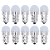 10pcs E14 Bulbs Energy Saving Warm White Light LED Small Bulbs for Ceiling Lamp Wall Lamp 500lm 1.5W 24V