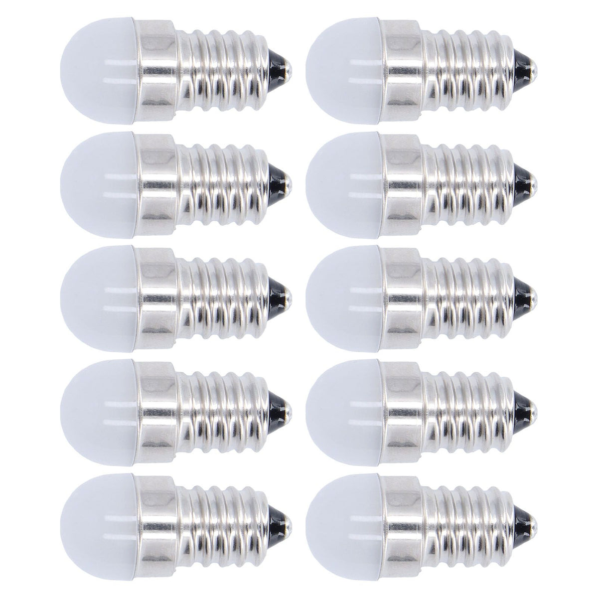 10pcs E14 Bulbs Energy Saving Warm White Light LED Small Bulbs for Ceiling Lamp Wall Lamp 500lm 1.5W 24V