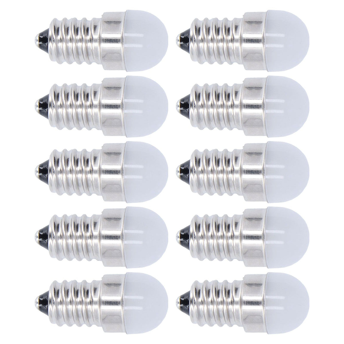 10pcs E14 Bulbs Energy Saving Warm White Light LED Small Bulbs for Ceiling Lamp Wall Lamp 500lm 1.5W 24V