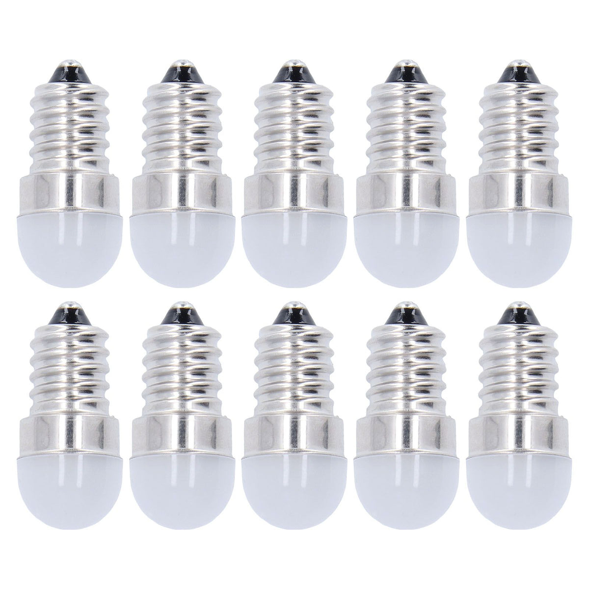 10pcs E14 Bulbs Energy Saving Warm White Light LED Small Bulbs for Ceiling Lamp Wall Lamp 500lm 1.5W 24V