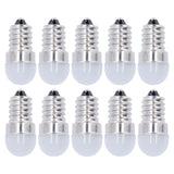10pcs E14 Bulbs Energy Saving Warm White Light LED Small Bulbs for Ceiling Lamp Wall Lamp 500lm 1.5W 24V