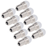 10pcs E14 Bulbs Energy Saving Warm White Light LED Small Bulbs for Ceiling Lamp Wall Lamp 500lm 1.5W 24V