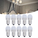 10pcs E14 Bulbs Energy Saving Warm White Light LED Small Bulbs for Ceiling Lamp Wall Lamp 500lm 1.5W 24V